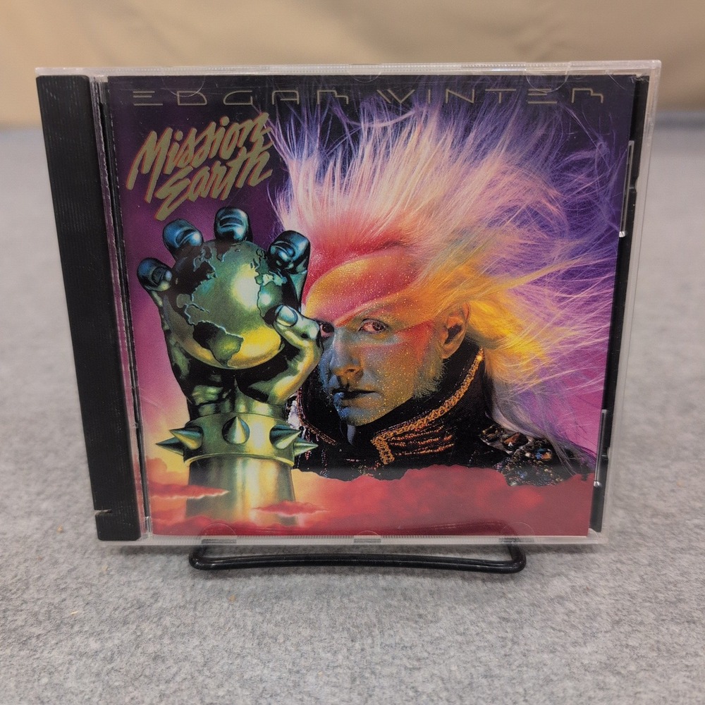 Edgar Winter Mission Earth CD L Ron Hubbard Rhino Records 1989 R2 70709